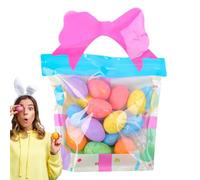 Huevos De Pascua De Espuma - Huevos De Llenado De Cesta, Huevos De Pascua Coloridos, Huevos De Pascua Moteados | 18X Pequeños Huevos Artificiales De Espuma Decoración, Suministros De Celebración Del