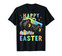 Huevos de Pascua Happy Easter Monster Truck para niños pequeños Camiseta