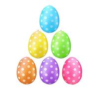 Huevos de Pascua inflables - Decoraciones de Pascua gigantes de 6 piezas, juego de decoración de vacaciones al aire libre | Expositor de jardín Ornamento para Accesorio festivo de primavera