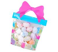 Huevos de Pascua moteados - 18 piezas de espuma de Pascua | Huevos de Pascua decorativos | Huevos de Pascua DIY | Accesorios de celebración de festivales | Juguetes coloridos para relleno de cestas