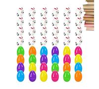 Huevos de Pascua prerellenos - Cute Fun Bunny Pull Back Cars Party Favors, Kids Easter Toys | For Daily Holiday Festival Activities Birthdays Home Travel School Vacation