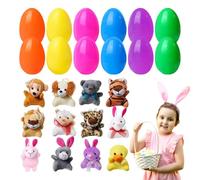 Huevos De Pascua Previamente Completados, Con min-i Juguetes Malditos, Canastas De Pascua Para Niños, Regalo De Pascua, Canasta De Juguete De Felpa De Juguetes Blandos Para Niños, Niño Pequeño