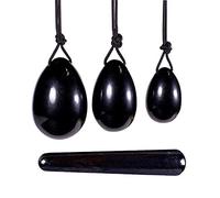 Huevos de Yoni Huevo de piedra de jade Huevo de Yoni, Juego de huevos de Yoni Jade Ejercicio de Kegel Bola de cristal natural Varita-Varita 1pcs