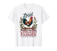 Huevos frescos de granja - Granjero de pollo local - Funny Chicken Camiseta
