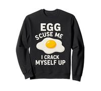 Huevos Graciosos, discúlpame, me Hago reír, Juego de Palabras con Huevos, Broma de papá Sudadera