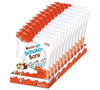 Huevos Kinder Shocobons Chocolate - Caja con 12 Bolsas de 46 gramos Chocolate con LECHE -