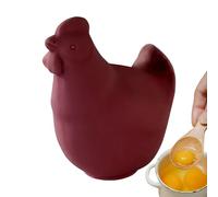 Huevos para accesorio amarillo y cocina para separar yemas | Separador de silicona blanca para restaurante pastelería y actividades al aire libre