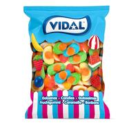 Huevos Pica 1,5 kg - Golosinas ácidas Vidal, bolsa grande surtida para fiestas, cumpleaños y compartir