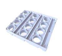 Huevos Soporte - Bandeja Plegable para Huevos Con Asa Para Puerta Del Frigorífico - Contenedor Organizador Portátil Para Cocina Hogar, Cocina Picnic