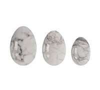 Huevos Yoni de cuarzo rosa sin perforar, huevos de jade de ojo de tigre, obsidiana, ejercicios de Kegel, ejercitador, howlita blanca