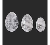 Huevos Yoni de jaspe rojo perforado Piedras naturales Ejercitador de Kegel para mujer -Drilled_Eggs_No_Box