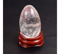 Huevos Yoni para mujer, 40 x 30 mm, piedras naturales de huevo Yoni con base, jade verde, decoración pulida a mano, adorno de cuarzo de cristal