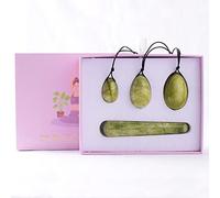 Huevos Yoni para mujer Huevo de jade natural Yoni Huevo de jade Jade Masajeador Kegel Huevo, caja de cuatro más