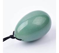 Huevos Yoni para mujeres 45 x 30 mm Natural Jade Yoni Egg Mujeres y Hombres Kegel Herramienta de Ejercicio, GA