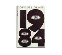 HUEYRORRYT JASURYWO I R I 1984 - Póster estético de George Orwell para decoración de pared, lienzo vintage, pintura decorativa para sala de estar, dormitorio, 20 x 30 cm, estilo sin marco