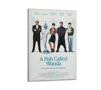 HUEYRORRYT JASURYWO I R I A Fish Called Wanda, pósteres estéticos para decoración de pared, lienzo vintage, póster decorativo para sala de estar, dormitorio, 20 x 30 cm, estilo marco