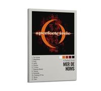 HUEYRORRYT JASURYWO I R I A Perfect Circle Music Album Mer De Noms, pósteres estéticos para decoración de pared, lienzo vintage, póster decorativo para sala de estar, dormitorio, 30 x 45 cm, estilo