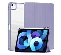 HUEZOE Funda Compatible con iPad Air 5 2022/iPad Air 4 2020 y iPad Pro 11 2021/2020/2018, Funda Inteligente con Carcasa rígida acrílica con Soporte para bolígrafo, función de Apagado y Encendido