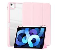 HUEZOE Funda Compatible con iPad Air 5 2022/iPad Air 4 2020 y iPad Pro 11 2021/2020/2018, Funda Inteligente con Carcasa rígida acrílica con Soporte para bolígrafo, función de Apagado y Encendido