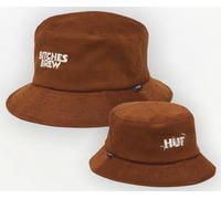 Huf Worldwide Skateboard Bucket Hat Get Up Con Cordón Chocolate Miles Davis S/M