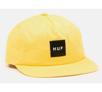 Huf Worldwide Skateboard Cap 6 Panel Snapback Hat Unstructured Box Golden Spice