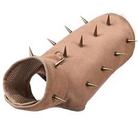 HUFENYU Chaleco con Púas for Perro, Abrigo con Púas Extraíbles, Arnés Ajustable, Chaleco De Protección, Arnés De Seguridad Antimordida Duradero for Perro(XS)