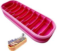 HUFENYU Estuche De Almacenamiento Diamond Art Con 10 Compartimentos, Soporte Multicompartimento, Estuche for Accesorios Artísticos, Organizador De Arcoíris(Style 9)