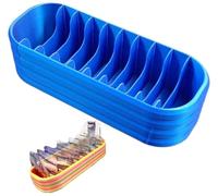 HUFENYU Estuche De Almacenamiento Diamond Art Con 10 Compartimentos, Soporte Multicompartimento, Estuche for Accesorios Artísticos, Organizador De Arcoíris(Style 8)