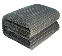 HUFENYU Manta De Apoyo Emocional, Manta Calmante De Seguridad for Perros, Piel De Conejo Sintética Amarilla, Poliéster, Perrera Suave Y Cómoda, Sofá Cama, Asiento De Coche(Grey,27.55 * 39.37in)