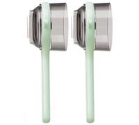 HUFENYU Pelador De Frutas Y Verduras De Cocina con Caja De Almacenamiento, Incluye Cuchillo Pelador Y Estuche. Pelador Multifunción De Acero Inoxidable De Doble Cara(Green*2)