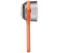 HUFENYU Pelador De Frutas Y Verduras De Cocina con Caja De Almacenamiento, Incluye Cuchillo Pelador Y Estuche. Pelador Multifunción De Acero Inoxidable De Doble Cara(Orange)