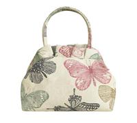 HUFFA Bolso de mano de lona gruesa for mujer: bolso versátil for el almuerzo, la compra y el uso diario(Butterflycanvasbag)