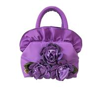 HUFFA Bolso de mano de noche bordado de la dinastía Han Bolso de mamá | Bolso de novia y vestido for mujer(170Violet)