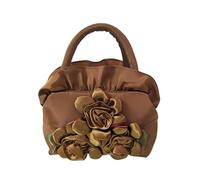 HUFFA Bolso de mano de noche bordado de la dinastía Han Bolso de mamá | Bolso de novia y vestido for mujer(170Coffee)