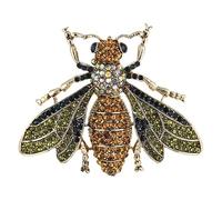 HUFFA Broche de polilla con taladro completo: elegante broche de insecto con hebilla for traje, accesorio for mujer