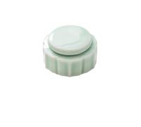 HUFFA Mini tarro de té de cerámica - Recipiente de almacenamiento de polvo fragante de 10 ml for té y bálsamo(Lightgreen)