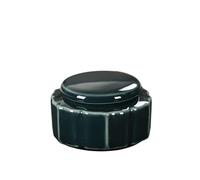 HUFFA Mini tarro de té de cerámica - Recipiente de almacenamiento de polvo fragante de 10 ml for té y bálsamo(Darkgreen)