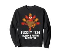 Huffin and Puffin for Stuffin Thanksgiving Turkey Trot 2025 Sudadera