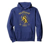 Hufflepuff Dedicación Harry Potter Nuevo Diseño 2025 Sudadera con Capucha, Unisex para Adultos, Azul Marino, M