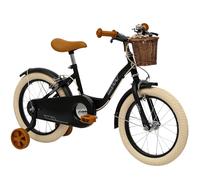 Huffy Bicicleta Infantil Vintage de 16", para 5-7 años, Color Negro Mate