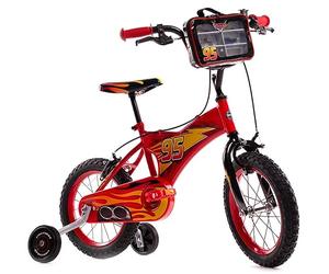 Huffy Disney Cars Bicicleta de 14 Pulgadas, 4-6 años, Rojo