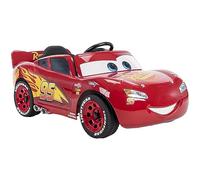 Huffy Disney Cars Lightning Mcqueen Coche eléctrico para niños 3-5 años - Coche 6v con Luces de Trabajo y Sonido