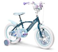 Huffy Disney Frozen 16" Inch Bicicleta para niños, Azul, 5-7 años