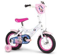Huffy Disney Minnie Mouse - Bicicleta Infantil de 12 Pulgadas con Ruedas estabilizadoras, Marco de Acero, Freno de contrapedal