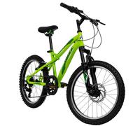 Huffy Extent 20" Mountainbike Bicicleta de montaña, Verde, 6-9 años