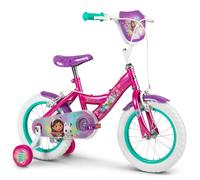 Huffy Gabby's Dollhouse - Bicicleta Infantil de 14 Pulgadas con Ruedas estabilizadoras, Marco de Acero, Freno de contrapedal