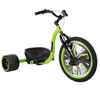 Huffy Green Machine Slider Ride On Stunt Trike Spin and Drift Green & Black para niños 8+