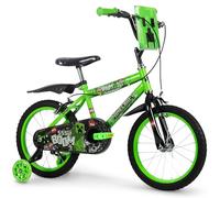 Huffy Minecraft Bicicleta Infantil de 16" para niños de 5 a 7 años - Verde