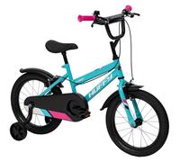 Huffy So Sweet - Bicicleta Infantil de 12/16/20 Pulgadas, Bicicleta para niños de 3 a 9 años, Marco de Acero, Frenos de Mano, sillín Ajustable, Color Blanco, Rosa y Azul