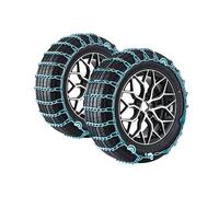 HUFIREHU Cadenas Coche Nieve,Cadenas Ruedas Nieve, Ajuste El Ancho Del NeumáTico 185-265 Mm,2 Piezas,Para Hielo Y Nieve,Camiones Ligeros, Suv, AutomóViles, Camionetas(225/70R15)